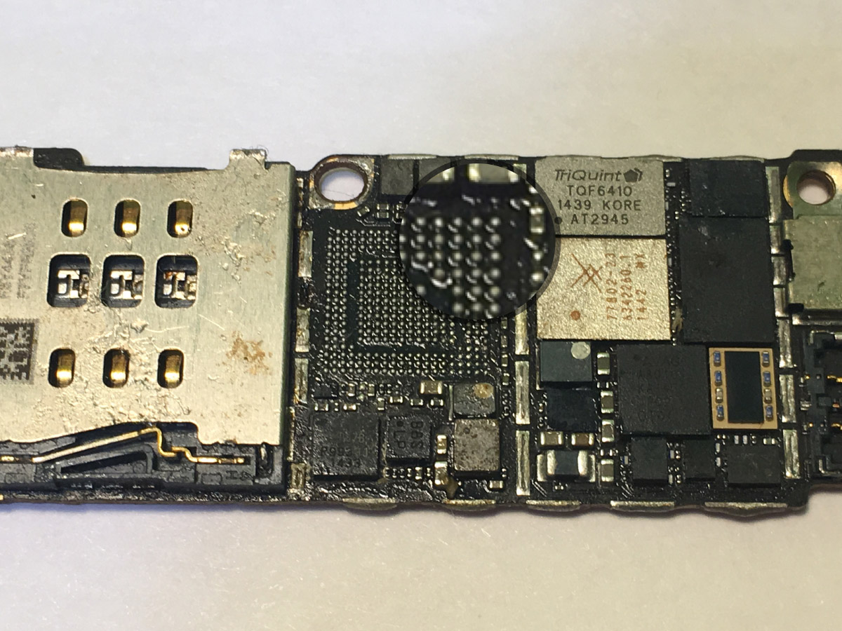 Ремонт модема iPhone